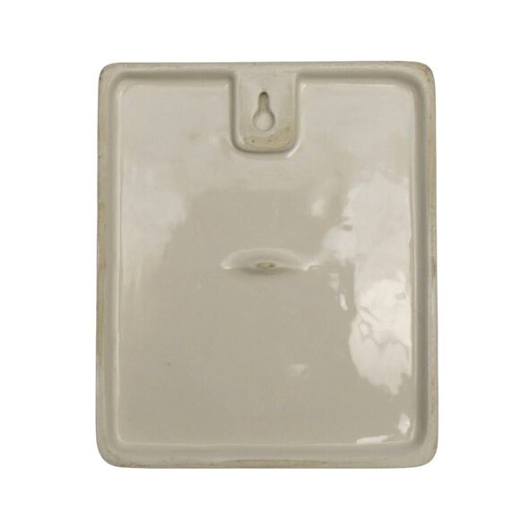 Ceramic Floral Letter S Wall Tile - Picture 2 of 2